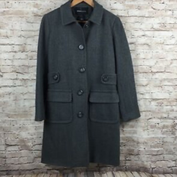 Moda International Jackets & Blazers - •MODA INTERNATIONAL• Women’s Gray Wool Coat• NWOT